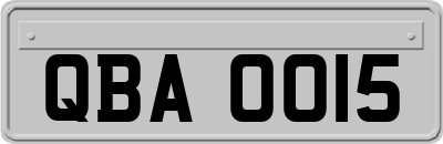 QBA0015