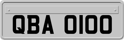 QBA0100