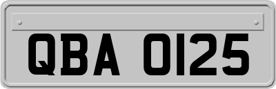 QBA0125