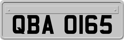 QBA0165