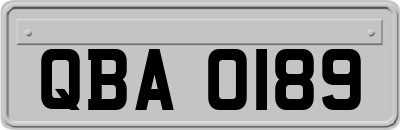 QBA0189