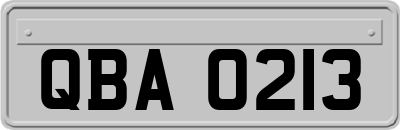 QBA0213