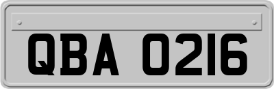 QBA0216