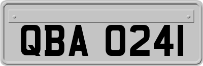 QBA0241
