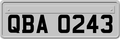 QBA0243