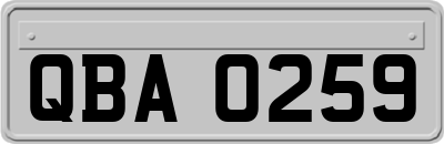 QBA0259