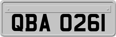 QBA0261
