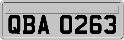 QBA0263