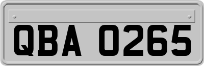 QBA0265