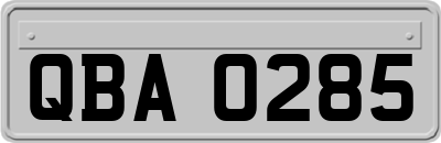 QBA0285