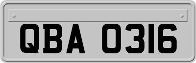 QBA0316