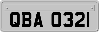 QBA0321