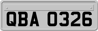QBA0326