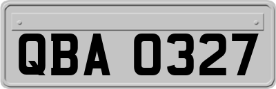 QBA0327