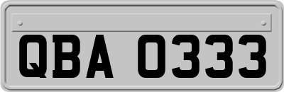 QBA0333