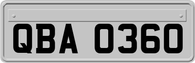 QBA0360