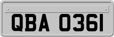 QBA0361