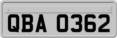 QBA0362