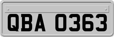 QBA0363