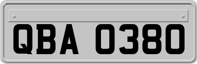 QBA0380