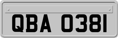 QBA0381