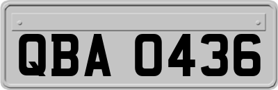 QBA0436