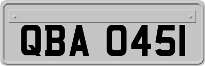 QBA0451