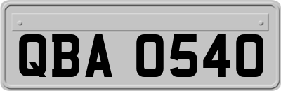 QBA0540