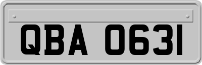 QBA0631