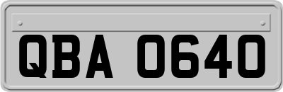 QBA0640