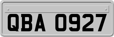 QBA0927