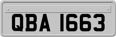 QBA1663