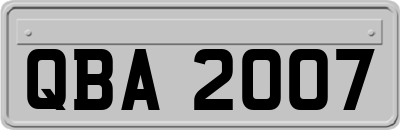 QBA2007