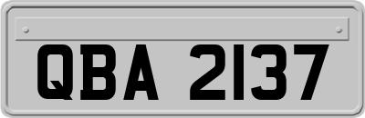 QBA2137