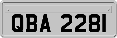 QBA2281