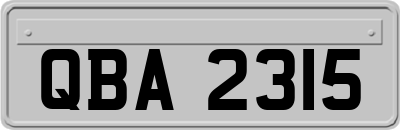 QBA2315
