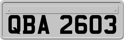 QBA2603