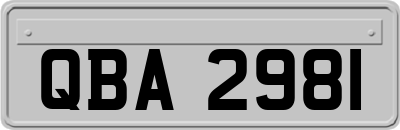QBA2981