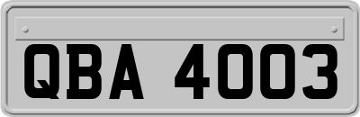 QBA4003