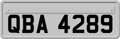 QBA4289