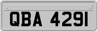 QBA4291