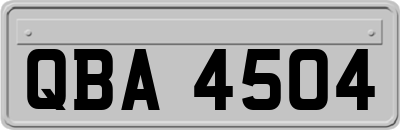 QBA4504