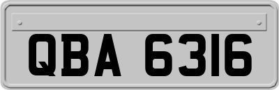 QBA6316