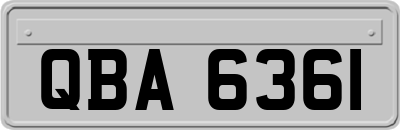 QBA6361