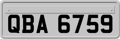 QBA6759