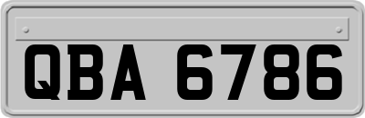 QBA6786