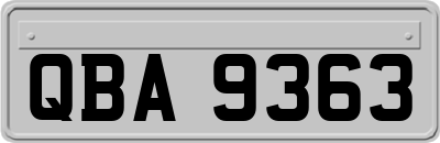 QBA9363