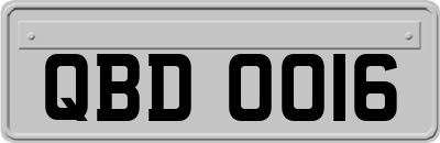 QBD0016