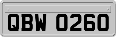 QBW0260