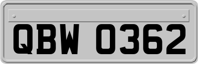 QBW0362